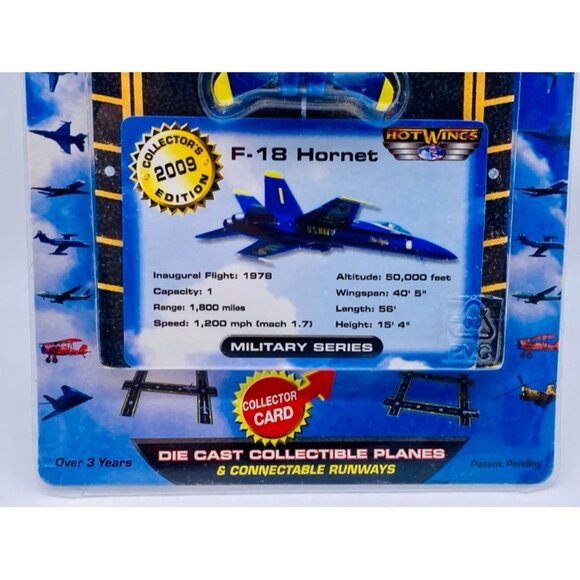 Hot Wings F-18 Hornet Die Cast Collectible Plane 2009 Edition - Picture 4 of 12